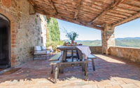 Le hameau de Palagio, en Toscane