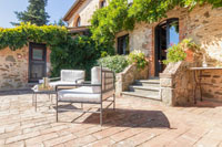 Le hameau de Palagio, en Toscane