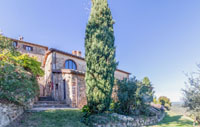 Le hameau de Palagio, en Toscane