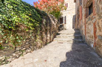 Le hameau de Palagio, en Toscane